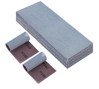 PMIQSA 25 Pcs Mesh Sanding Sheets 115x230mm Grit 240 Hook and Loop Strips