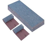 PMIQSA 25 Pcs Mesh Sanding Sheets 115x230mm Grit 60 Hook and Loop Strips | for Orbital Sander Hand Block Anti Blocking Grinding Polishing Sandpaper Wood Furniture