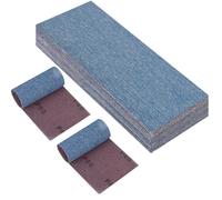PMIQSA 25 Pcs Mesh Sanding Sheets 115x230mm Grit 80 Hook and Loop Strips | for Orbital Sander Hand Block Anti Blocking Grinding Polishing Sandpaper Wood Furniture