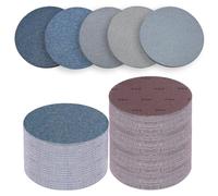 PMIQSA 25Pcs 225mm Sanding Discs 60 80 120 180 240 Grit, Ceramic Mesh Sandpaper Hook and Loop Sander Pads for Drywall Efficient Dust Removal Random Orbital Sander