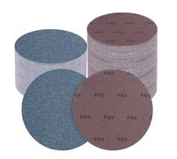 PMIQSA 25Pcs 225mm Sanding Discs 60 Grit, Ceramic Mesh Sandpaper Hook and Loop Sander Pads for Drywall Efficient Dust Removal Random Orbital Sander