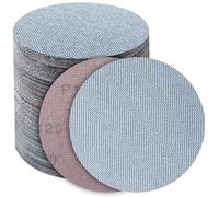 PMIQSA 50 Pcs 125mm Sanding Discs, Hook and Loop Mesh Sanding Pads 120 Grit, Dust-Free & Anti-Clogging, for Drywall Efficient Dust Removal Random Orbital Sander