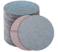 PMIQSA 50 Pcs 125mm Sanding Discs, Hook and Loop Mesh Sanding Pads 60 Grit, Dust-Free & Anti-Clogging, for Drywall Efficient Dust Removal Random Orbital Sander
