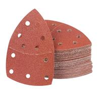 PMIQSA 90PCS 80 Grits Sanding Pads Mouse Sander Pads 11 Hole Sanding Sheets Hook Sandpaper Sheets for Multitool Detail Sander Paper