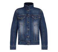 PMJ Lucy Ladies Motorbike Motorcycle Jacket Denim Blue