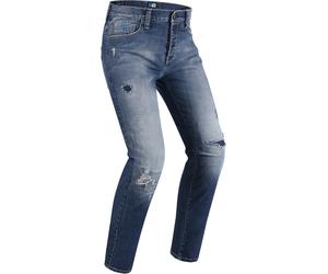 PMJ Street Motorcycle Jeans, Blue Stone Wash, size 30