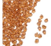 PMLAND Clear Fake Ice Rocks - 180 Pcs Large Rose Gold Acrylic Gems Crushed Plastic Diamonds Vase Filler for Centerpieces, Theme Décor, Holidays, Parties, Aquarium & Table Scatter