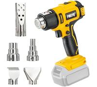 PMLYQ Cordless Heat Gun Hot Air Gun for Dewalt 20v Battery(No Battery) | Fast Heating Soldering Hot Air Gun,2-Temp Setting Max 1022°F(550°C),Heat Gun for Tube Bending,Resin & Decorating (No Battery)