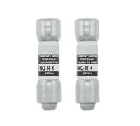 PMMCON 2 Pcs FNQ-R-4 FNQR4 FNQ-R 4A 600Vac Time-Delay Class CC Fuse