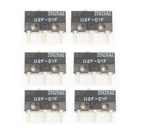 PMMCON 6pcs D2F-01F D2F01F Micro Switch Microswitch Compatible Subminiature Mouse Switch