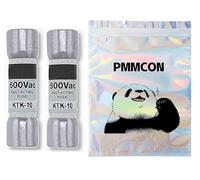 PMMCON Pcs of 2, KTK-10 10 Amp Fuse 600V