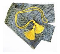 pmnjna Double-Layer Martial Arts Sword Carrying Case， Samurai Sword Carry Bag Beautiful Artificial Silk Sword Bags for Japanese Katana, Wakizashi and Chinese Tai Chi Swords(Light Gray)