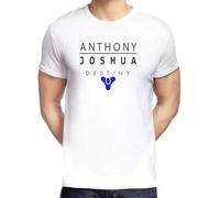 PMNXCVS DeFen Anthony Joshua Graphic Tee Shirt Mens Round Neck Short Sleeves T Shirt Casual Bottoming T-Shirt White(Small)