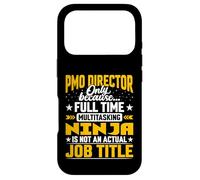 PMO Director Job Title - Funny Senior Project Manager Case for iPhone 17 Pro