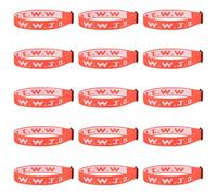 Pmormyy 15PCS WWJD Bracelet Pack for Women Men, Christian Jesus Bracelet Gifts, Adjustable What Would Jesus Do Wristbands, Polyester Fibre, no gemstone