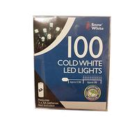 PMS 100 Cold White Christmas Xmas LED Lights Indoor Use Battery Operated