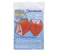 PMS 12"x8" ORANGE/WHITE ARMBANDS IN PP BAG W/PRINTED INSERT