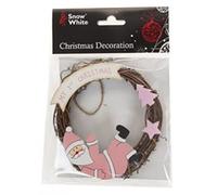 PMS 12CM Rattan My 1ST Christmas Wreath in PBHC 2ASSTD