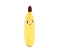 PMS 16cm Softling Banana Plush Toy - Cute Smiley Fruit Soft Toy for Kids - Fun Kawaii-Style Banana Character Cushion for Playtime, Gifting & Decoration