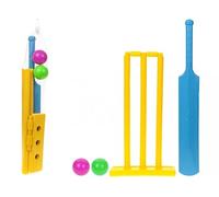 PMS 289004 Cricket Set 23" | One Bat, Two Balls And Wickets | 4pcs. Accessory, Multicolor