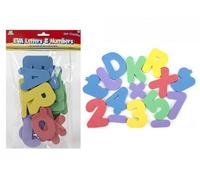 PMS 2ASST 26xLETTERS + 30xNUMBERS EVA Sets in PVC Bag + H/CA