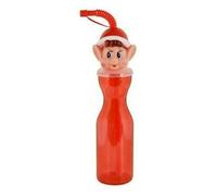 PMS 2x Elves Behavin Badly Elf Reusable Drinking Bottle BPA Free Stocking Filler Gift Red 450ml