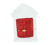 PMS International Polystone Elf Door - Magical Red & White 3.5x5" for Pelmet (Blister Card)