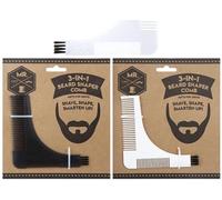 PMS 3 in 1 Beard Shaper Comb and Brush