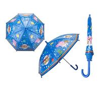 PMS 300351 Peppa Pig Kids Umbrella | George in Astronaut Outfit Design | 54cm | 1pc. Accessory, Blue
