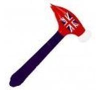 PMS 36" Union Jack Inflatable Hammer - Great Britain - Novelty Toy - King Charles The III Coronation