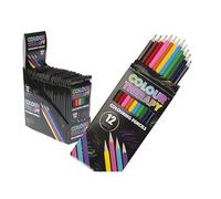 PMS 384040 Sharpened Pencils | Colour Therapy | 12 Per Pack Accessory, Multicolor