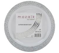 PMS 4 Pack Silver Plates 19cm - pack of 4