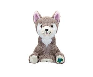 PMS 443153 Planet Eco Plush Husky - Eco-Friendly Soft Husky Plushie Stuffed Animal - Animal Plush Toy, Gray,(Pack of 1) Perfect for Kids' Birthdays, Holidays, and Special Occasions