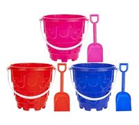 PMS 5.5" x 5.75" ROUND CASTLE BUCKET W/SPADE + HANGTAG