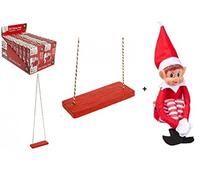 PMS 5"X2" POLYSTONE 'ELF SWING' IN PRINTED BOX THEN 18PC D/B