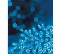 PMS 50 Blue Led String Lights Battery Operated Christmas Lights Clear Cable 4.9M