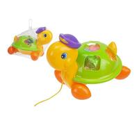 PMS 562014 Pull Along Turtle Sorter Toy-16 cm (1 Pack) -5 Fun Shapes, Perfect for Learning & Play, Ideal Toddler Toy, Multicolor