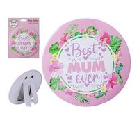 PMS 734094 Mum Badge | Jumbo | 15cm | 1pc. Accessory, Pink