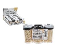 PMS 832104 Cocktail Sticks | With Dispensers | 3 x 200 Pack Bar Accessory, Multicolor
