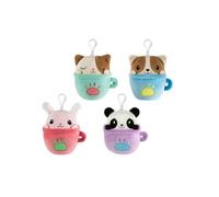 PMS Adorale 10Cm Teacup Friends Clip On Soft Plush Assortment