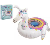 PMS Beach Summer Holiday Pool Float Inflatable LLama Lounger 160x130x90cm 041011