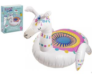 PMS Beach Summer Holiday Pool Float Inflatable LLama Lounger 160x130x90cm 041011