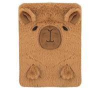 PMS Capybara Plush A5 Notebook with Soft Fur Cover 80 Sheets