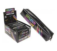 PMS COLOUR THERAPY BLACK PENCIL CASE W/ZIP TOP 18 in D/BOX