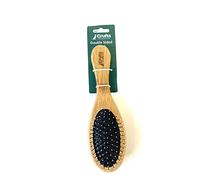 PMS CRUFTS Bamboo Double Sided Pet Combi Brush, Premium 2 in 1 Soft Pin and Bristle Short & Long Hair Grooming Pet Brush, Grooming Tools for Cleaning Pets, Perfect for Small & Large Dogs or Cats