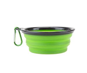 PMS Crufts Pet Collapsible Travel Bowl with Carabiner Hook - 1L