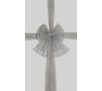 PMS Decorative Grey Christmas Door Bow Large Decorative Entrance Door Bow