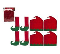 Elf Table Set - 8 Pieces included - Novelty Christmas Decorations