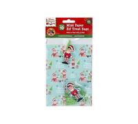 PMS Elves Behaving Badly Mini Paper Elf Treat Bags With Pegs and Tags Pack of 10 Christmas Gifts Sweets Party Bags