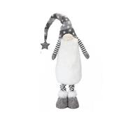 PMS Grey Standing Christmas Gonk 36Inch Tall Xmas Decorative Plush Figure